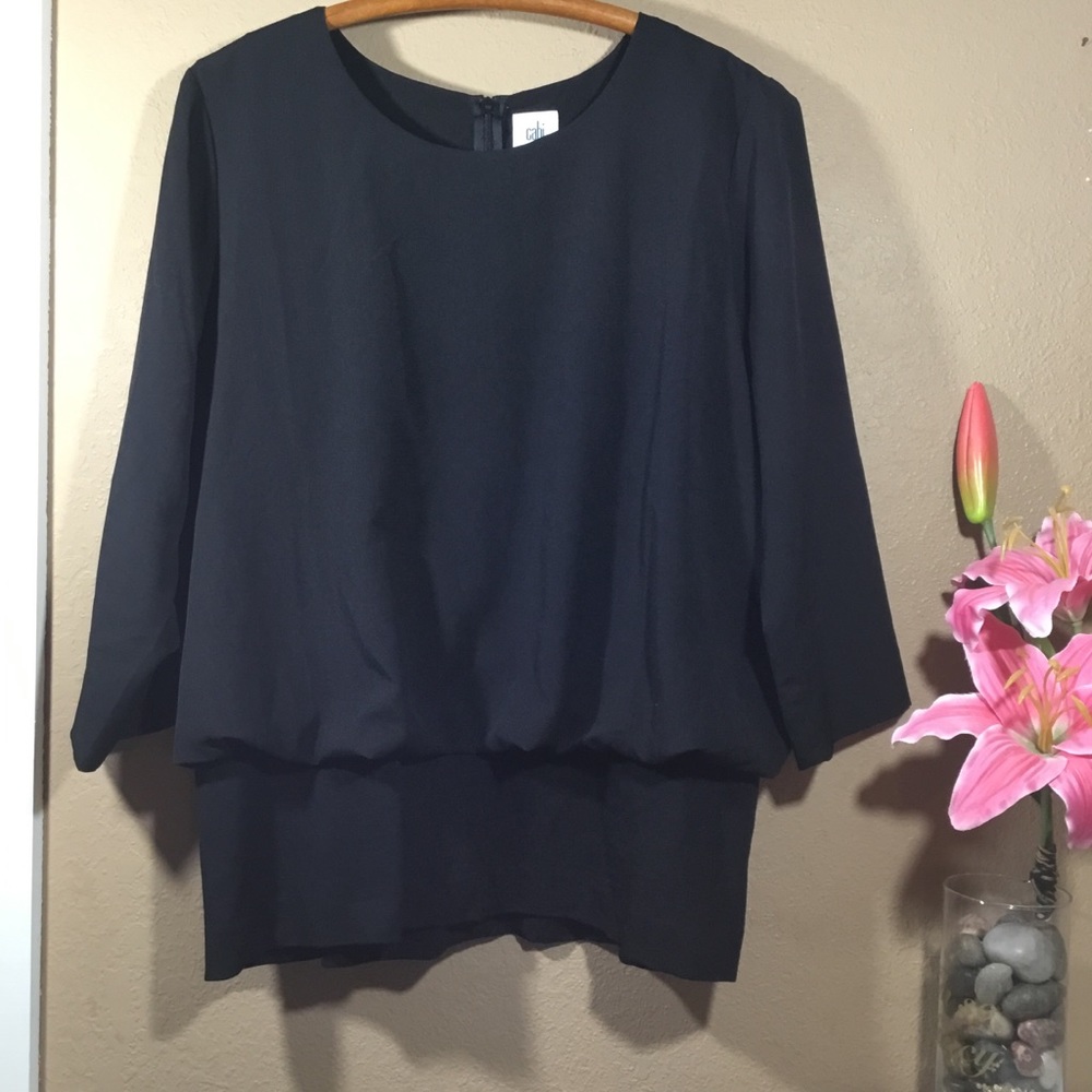 CAbi || black indulgence top